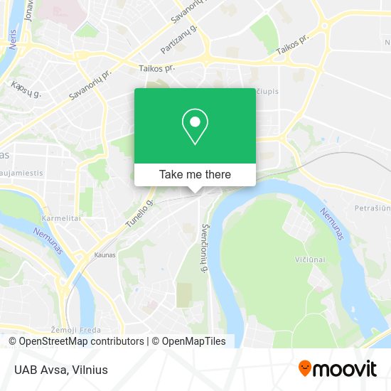 Карта UAB Avsa