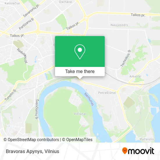 Карта Bravoras Apynys