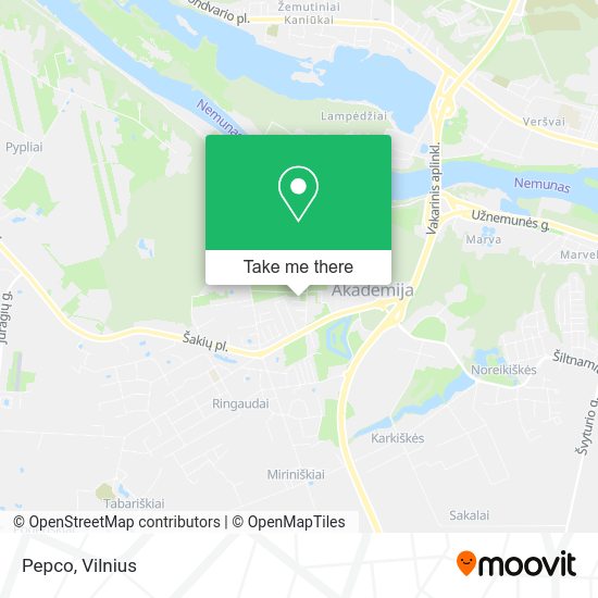 Карта Pepco