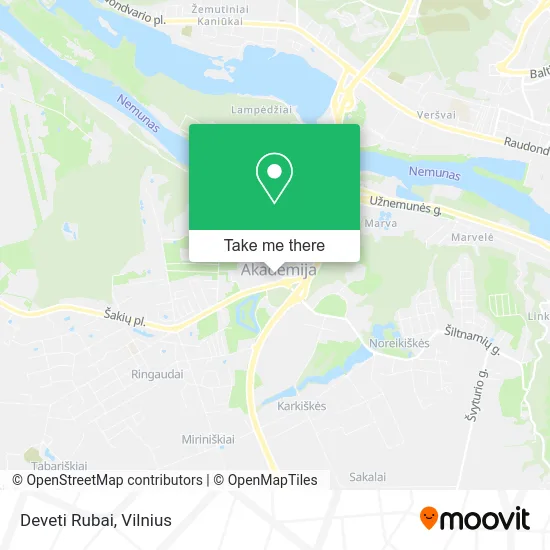 Карта Deveti Rubai