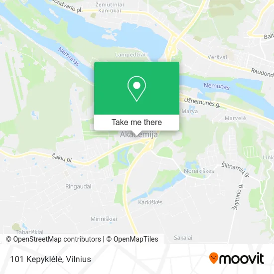 Карта 101 Kepyklėlė