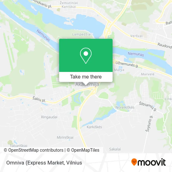 Карта Omniva