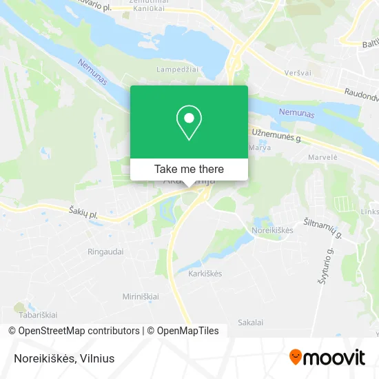 Карта Noreikiškės