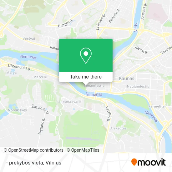 Карта - prekybos vieta