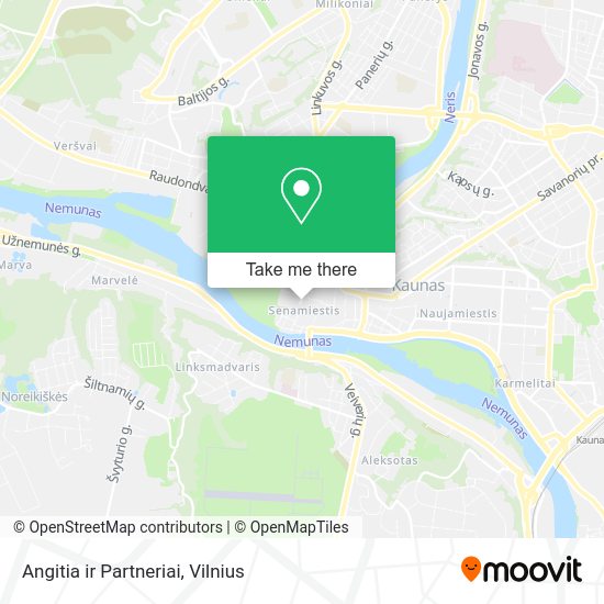 Карта Angitia ir Partneriai