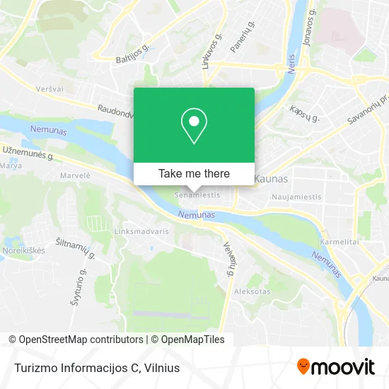 Карта Turizmo Informacijos C