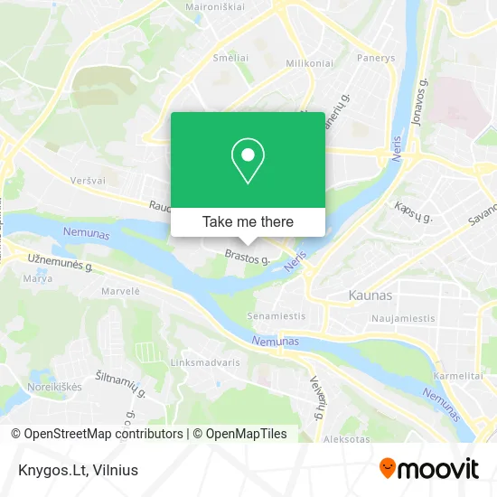 Карта Knygos.Lt