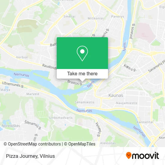 Карта Pizza Journey