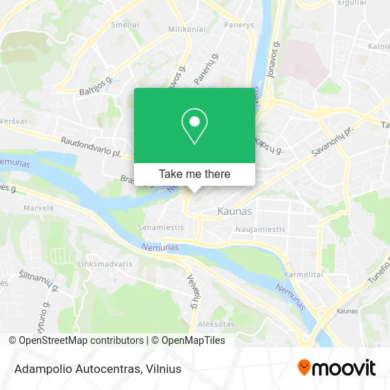 Карта Adampolio Autocentras