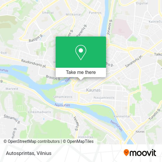 Карта Autosprintas