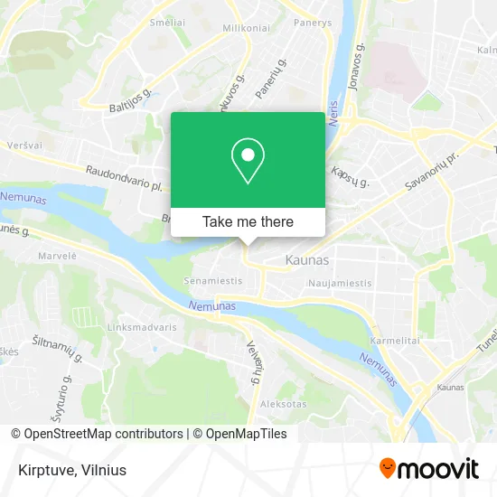 Карта Kirptuve