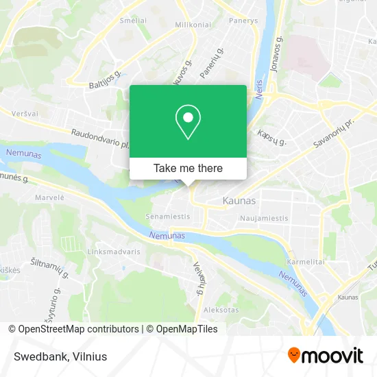 Карта Swedbank