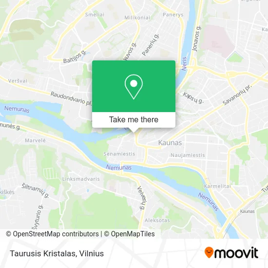 Карта Taurusis Kristalas