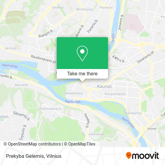 Карта Prekyba Gelemis