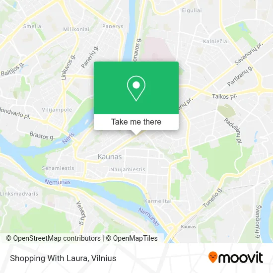 Shopping With Laura map