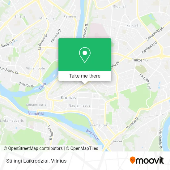 Карта Stilingi Laikrodziai