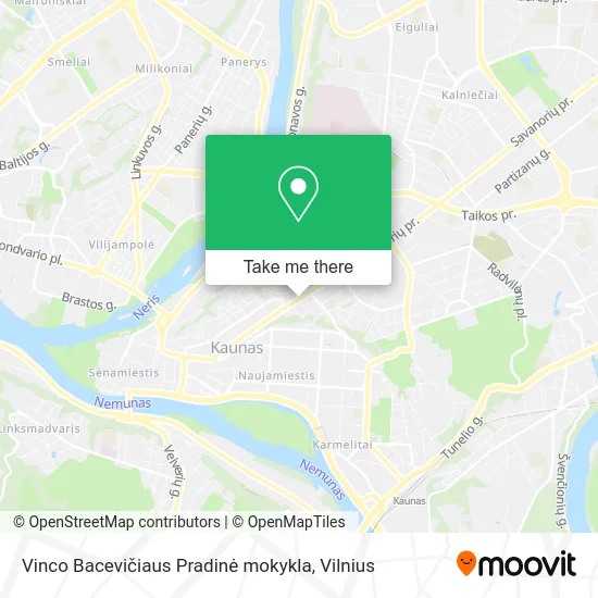 Карта Vinco Bacevičiaus Pradinė mokykla