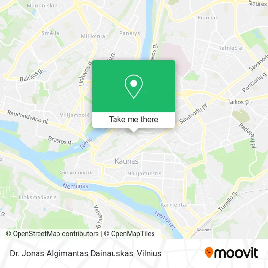 Карта Dr. Jonas Algimantas Dainauskas