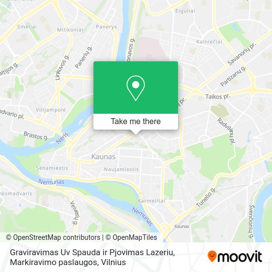 Карта Graviravimas Uv Spauda ir Pjovimas Lazeriu, Markiravimo paslaugos