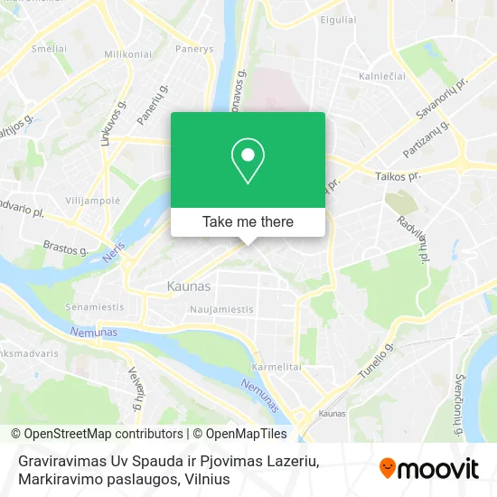 Карта Graviravimas Uv Spauda ir Pjovimas Lazeriu, Markiravimo paslaugos