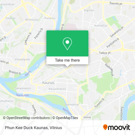 Карта Phun Kee Duck Kaunas