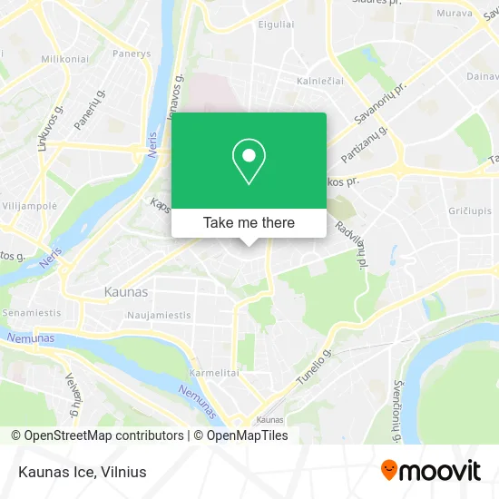 Карта Kaunas Ice