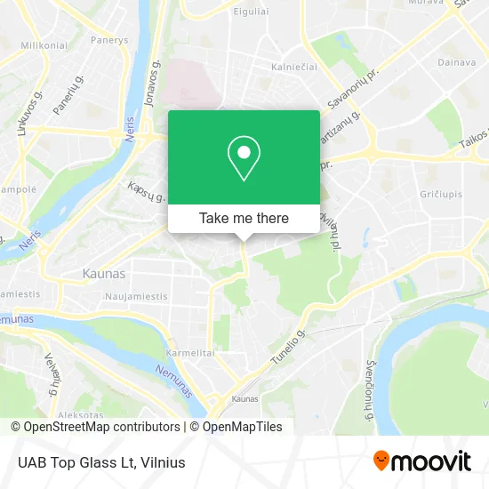 Карта UAB Top Glass Lt