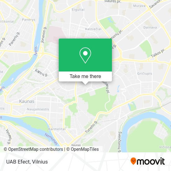 Карта UAB Efect