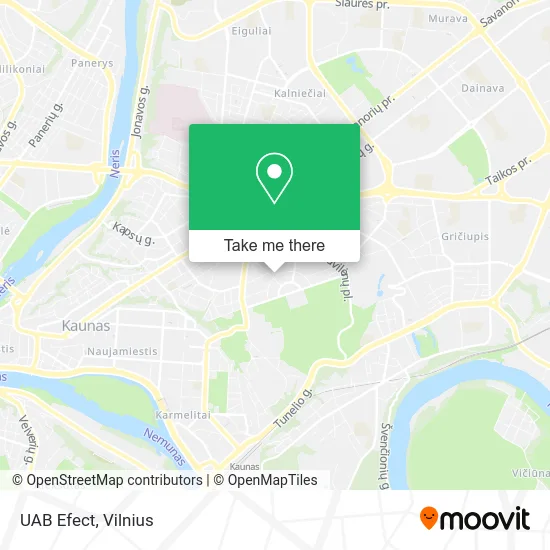 Карта UAB Efect
