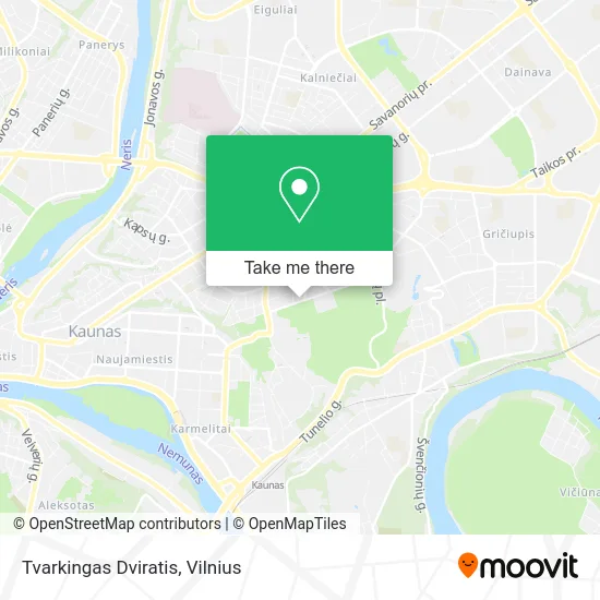 Карта Tvarkingas Dviratis