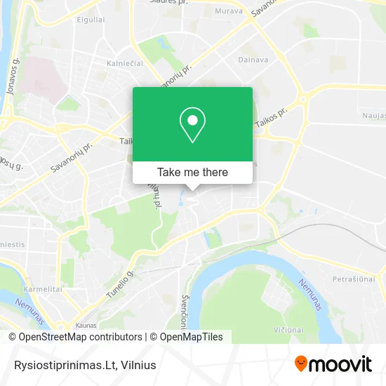 Карта Rysiostiprinimas.Lt