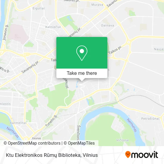 Карта Ktu Elektronikos Rūmų Biblioteka