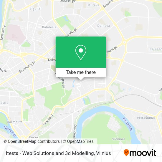 Карта Itesta - Web Solutions and 3d Modelling
