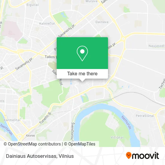 Карта Dainiaus Autoservisas