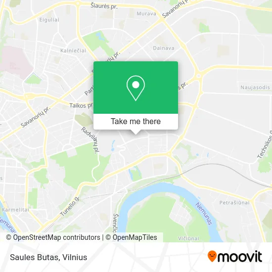 Карта Saules Butas