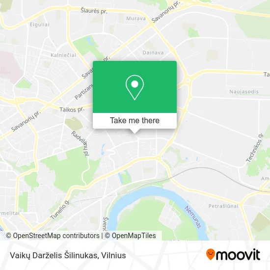 Карта Vaikų Darželis Šilinukas