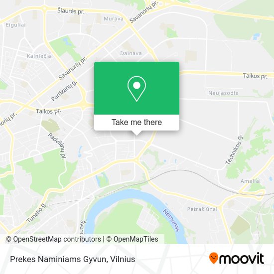 Карта Prekes Naminiams Gyvun