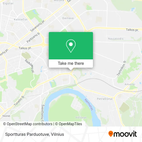 Карта Sportturas Parduotuve