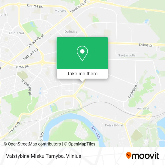 Карта Valstybine Misku Tarnyba