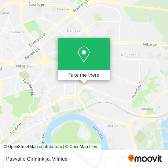 Pasvalio Girininkija map