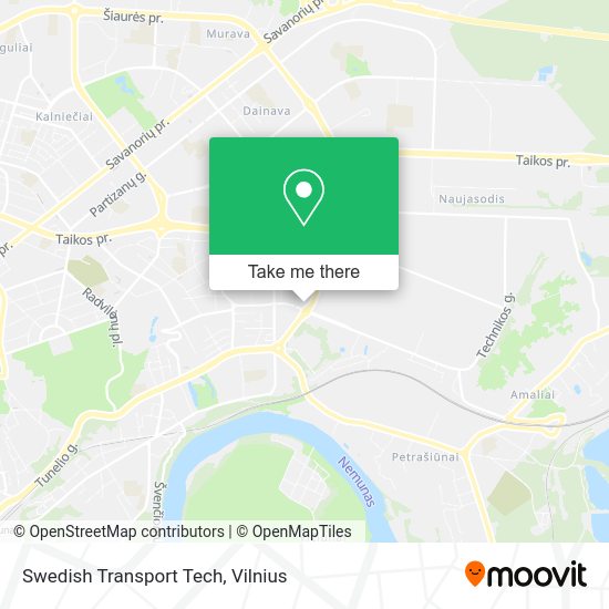 Карта Swedish Transport Tech