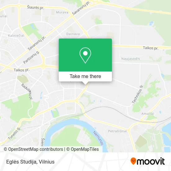 Карта Eglės Studija