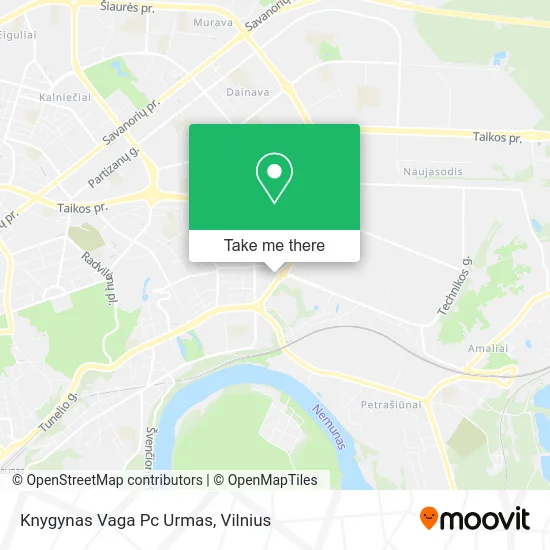 Knygynas Vaga Pc Urmas map