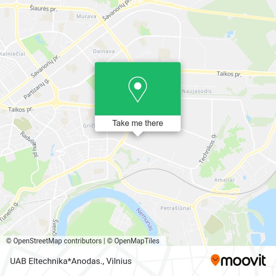 Карта UAB Eltechnika*Anodas.