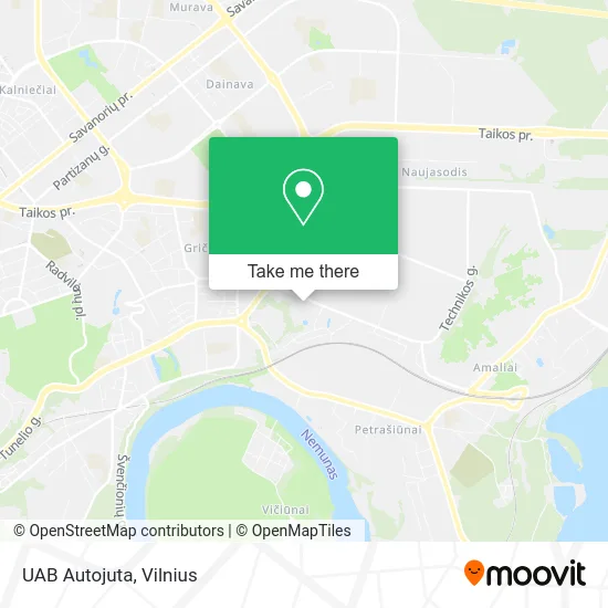 Карта UAB Autojuta