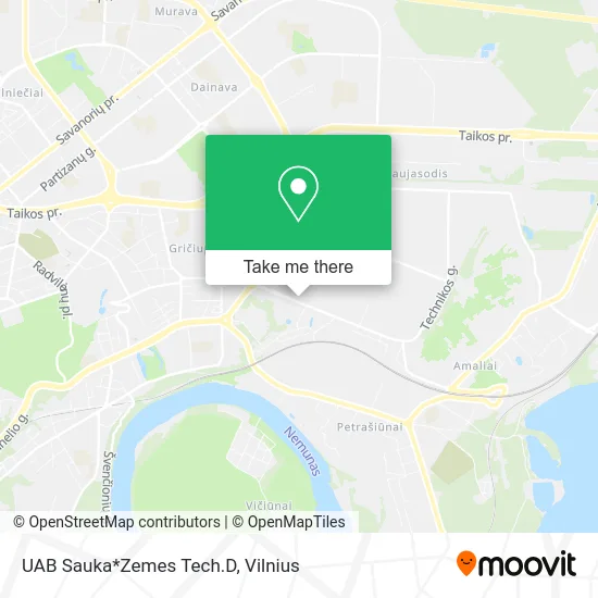 Карта UAB Sauka*Zemes Tech.D