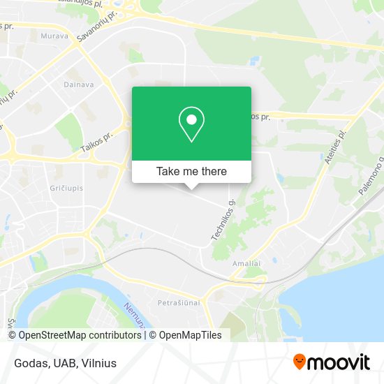 Карта Godas, UAB