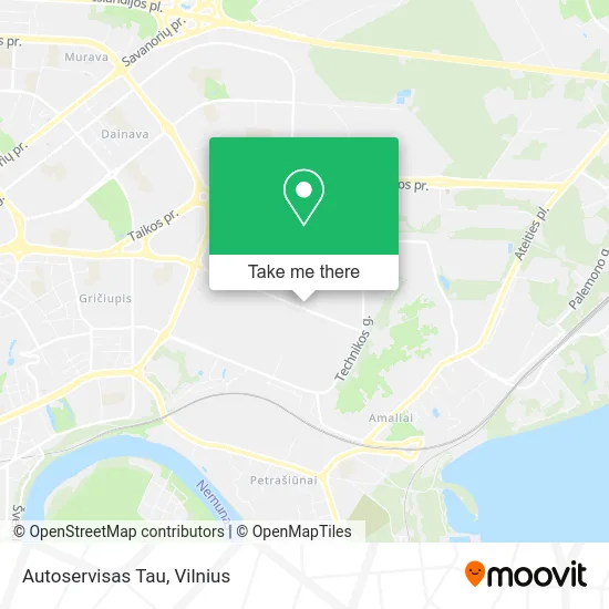 Карта Autoservisas Tau