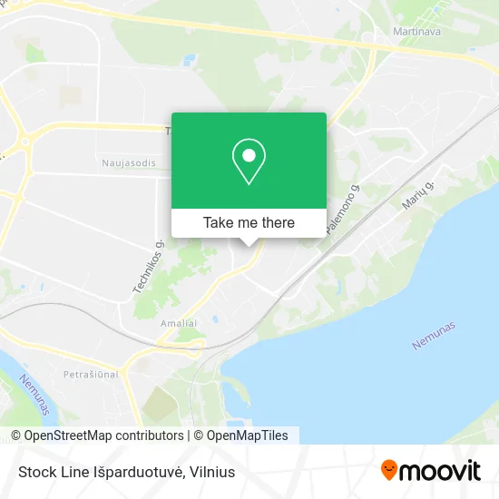 Карта Stock Line Išparduotuvė