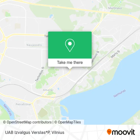 Карта UAB Izvalgus Verslas*P